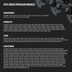 Premium 20 Inch Chainsaw Chain 3/8" Pitch .063" Gauge 72 DL - Fits Husqvarna 480, 465 (Rancher), 570XP, 575XP, 576XP, STIHL and More - 203ATMD009, 75LPX072G, 75EXL072G, 75EXJ072G (3 Chains)